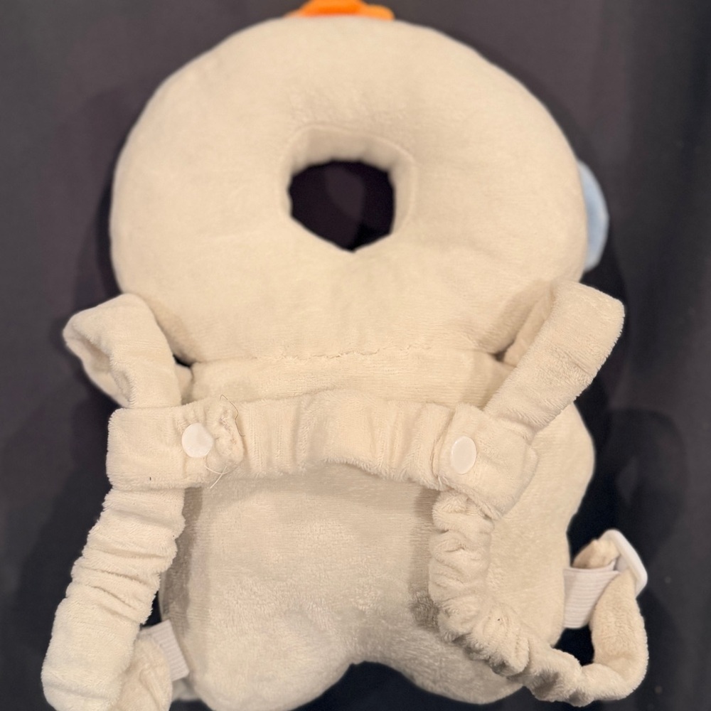 Space Explorer baby head protector pillow- White and Blue - Picture 2 of 3